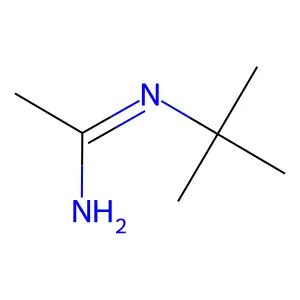 N-tert-butylacetamidine structure