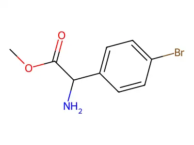 2-Amino-2-(4-bromophenyl)acetic acid structure
