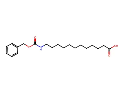 12-(Cbz-amino)dodecanoic acid structure