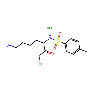 p-N-(7-Amino-1-chloro-2-oxohept-3-yl)toluenesulphonamide structure