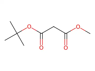 tert-Butyl methyl malonate structure