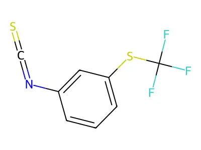3-(Trifluoromethylthio)phenyl isothiocyanate structure