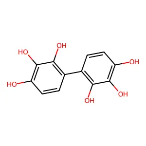2,2',3,3',4,4'-Biphenylhexol structure