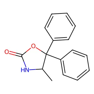 4-Methyl-5,5-diphenyl-1,3-oxazolidin-2-one structure