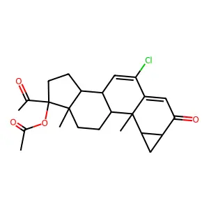 醋酸环丙孕酮 structure
