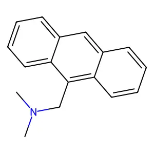 N,N-dimethyl-9-Anthracenemethanamine structure