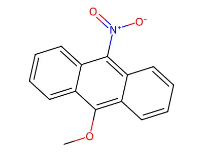 9-Methoxy-10-nitroanthracene structure