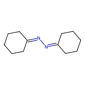 Cyclohexanone, cyclohexylidenehydrazone structure