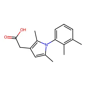 1H-Pyrrole-3-acetic acid, 2,5-dimethyl-1-(2,3-dimethylphenyl)- structure