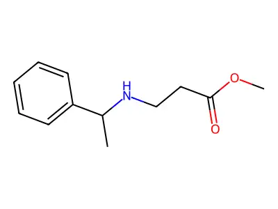 Methyl 3-[(1-phenylethyl)amino]propanoate structure