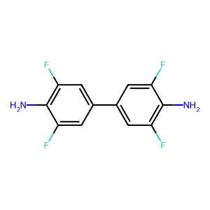 Benzidine, 3,3',5,5'-tetrafluoro- structure