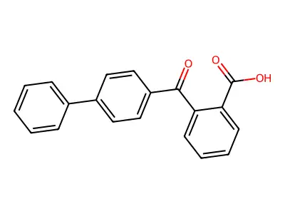 2-([1,1'-联苯]-4-基羰基)苯甲酸 structure