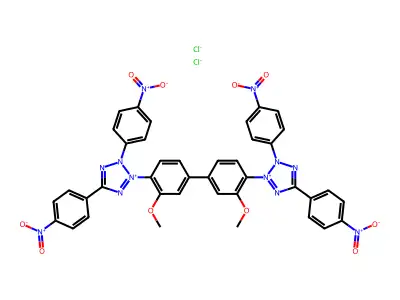 tetranitrotetrazolium blue structure
