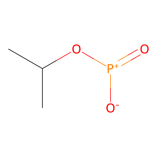 Oxido-oxo-propan-2-yloxyphosphanium structure