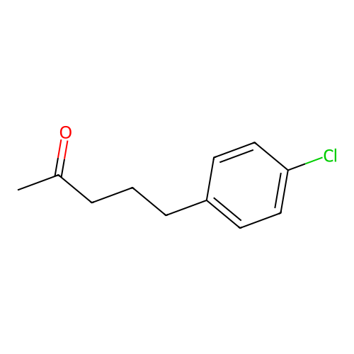 5-(4-Chlorophenyl)pentan-2-one structure