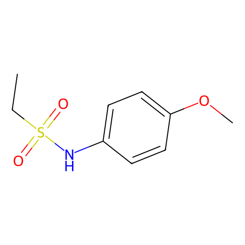 N-(4-methoxyphenyl)ethanesulfonamide structure