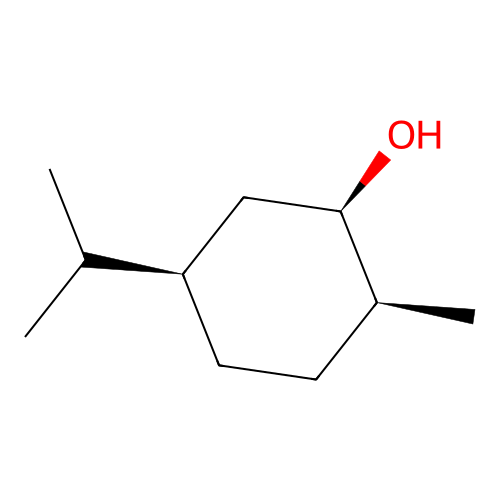 (1R,2S,5R)-2-Methyl-5-(1-methylethyl)cyclohexanol structure