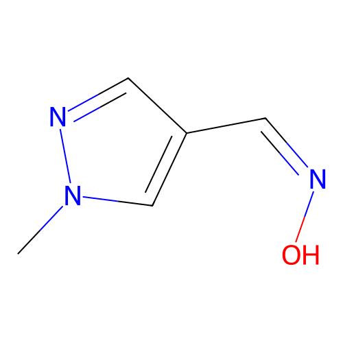 (NZ)-N-[(1-methylpyrazol-4-yl)methylidene]hydroxylamine structure