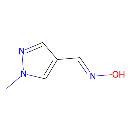 (Hydroxyimino)(1-methylpyrazol-4-yl)methane structure