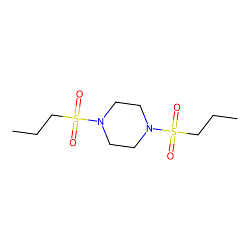 1,4-Bis(propylsulfonyl)piperazine structure
