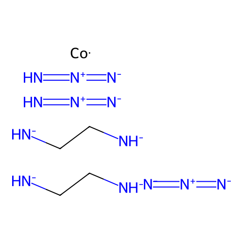 (OC-6-22)-Diazidobis(1,N')cobalt(1+) azide structure
