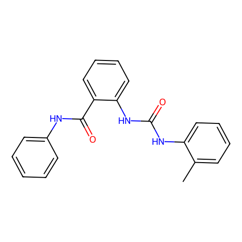 2-{[(2-methylphenyl)carbamoyl]amino}-N-phenylbenzamide structure