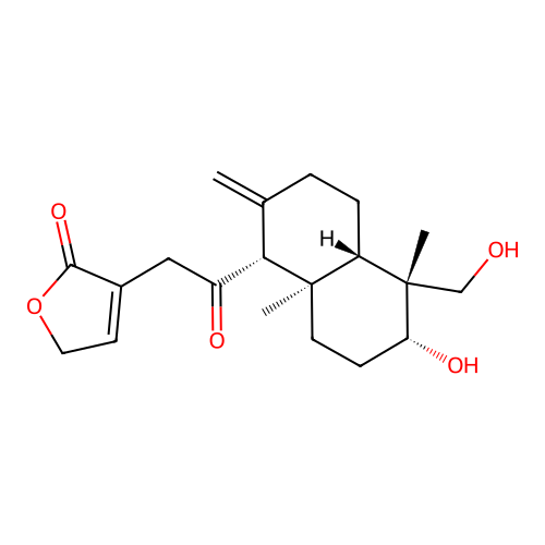 14-Deoxy-11-oxoandrographolide structure