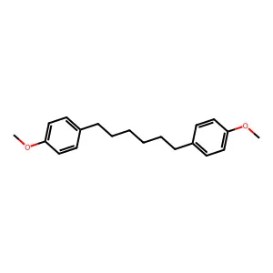 1,6-Bis(4-methoxyphenyl)hexane structure