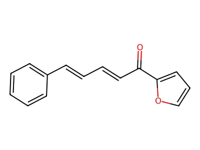 1-(Furan-2-yl)-5-phenylpenta-2,4-dien-1-one structure