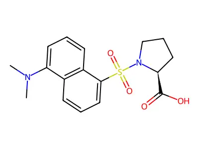 Dansyl-proline structure