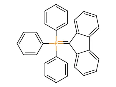 Fluoren-9-ylidenetriphenylphosphorane structure