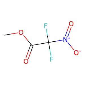 Acetic acid, difluoronitro-, methyl ester structure