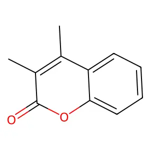 2H-1-Benzopyran-2-one, 3,4-dimethyl- structure