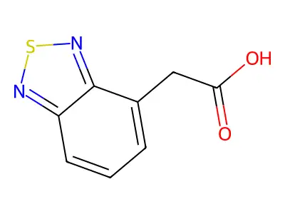 2-(2,1,3-Benzothiadiazol-4-yl)acetic acid structure