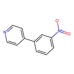 4-(3-Nitrophenyl)pyridine structure