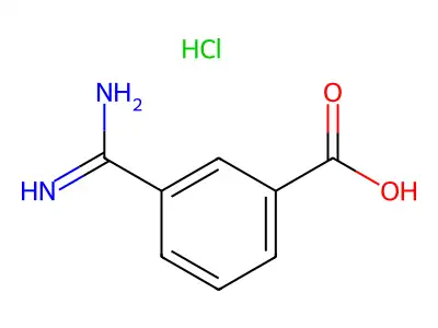 3-(Aminoiminomethyl)benzoic acid structure