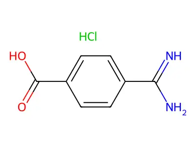4-Carbamimidoylbenzoic acid structure