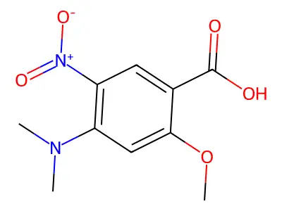4-(Dimethylamino)-2-methoxy-5-nitrobenzoic acid structure