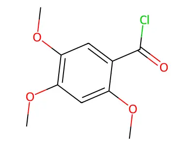 2,4,5-Trimethoxybenzoyl chloride structure