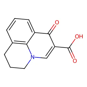 1-oxo-6,7-dihydro-1H,5H-pyrido[3,2,1-ij]quinoline-2-carboxylic acid structure