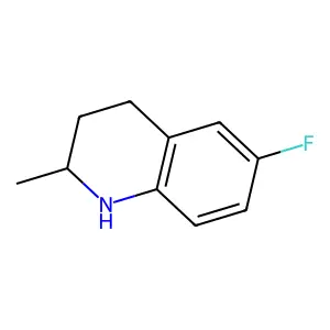 (2S)-6-Fluoro-2-methyl-1,2,3,4-tetrahydroquinoline structure