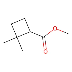 Methyl 2,2-dimethylcyclobutane-1-carboxylate structure