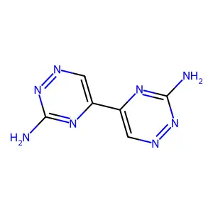 5-(3-Amino-1,2,4-triazin-5-yl)-1,2,4-triazin-3-amine structure