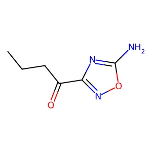 1-Butanone, 1-(5-amino-1,2,4-oxadiazol-3-yl)- structure