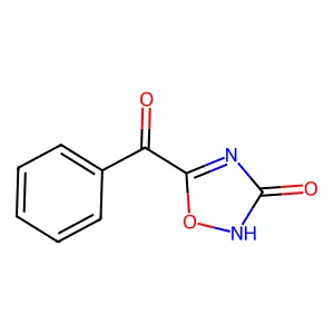 3-Hydroxy-5-benzoyl-1,2,4-oxadiazole structure