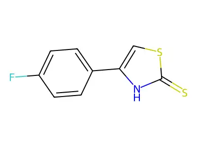 4-(4-Fluorophenyl)-1,3-thiazole-2-thiol structure