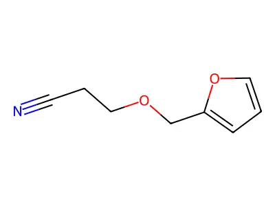 3-(Furfuryloxy)propiononitrile structure