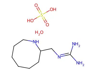 硫酸胍唑啶 structure