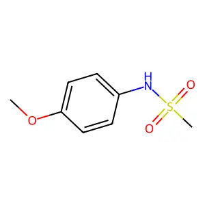 N-(4-methoxyphenyl)methanesulfonamide structure