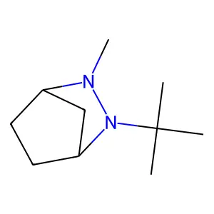 2,3-Diazabicyclo(2.2.1)heptane, 2-(1,1-dimethylethyl)-3-methyl- structure